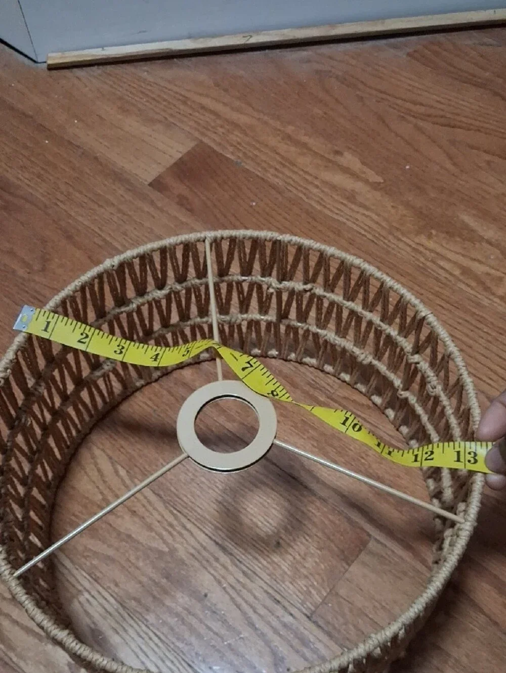 Natural Jute Rope Lampshade - Neutral Brown